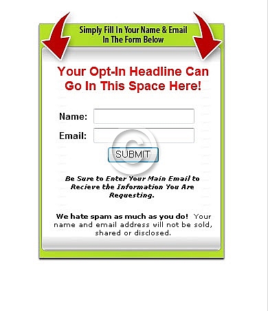 Simple Opt-in Box