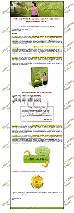Website Template w/Box Cover