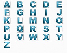 Small Alphabet Set