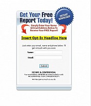 Opt-in Free Report
