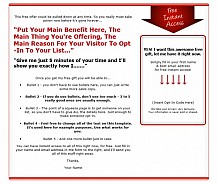 3 Part Squeeze Page System