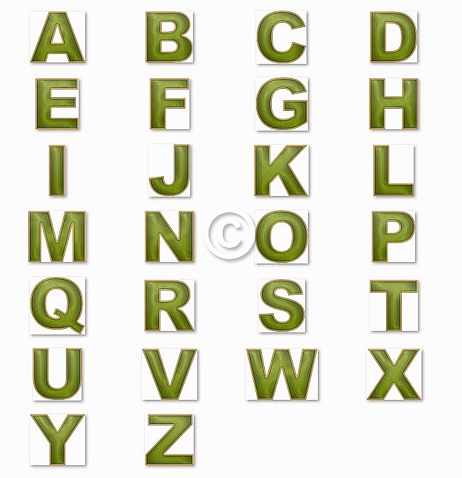 Large Alphabet - A-Z in Caps Only