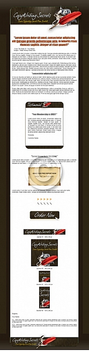 Detailed One Page Template