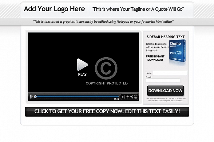 Video Squeeze Page