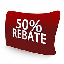 50% Rebate